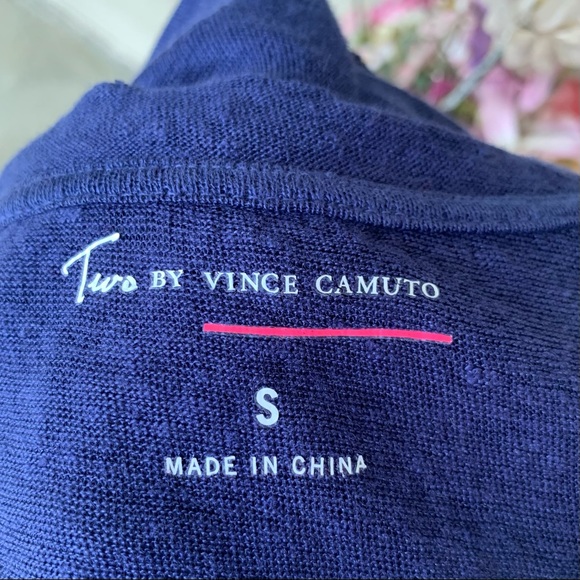 •Two By Vince Camuto• Tie-Dye 100%Linen Top-Size S - Picture 2 of 7